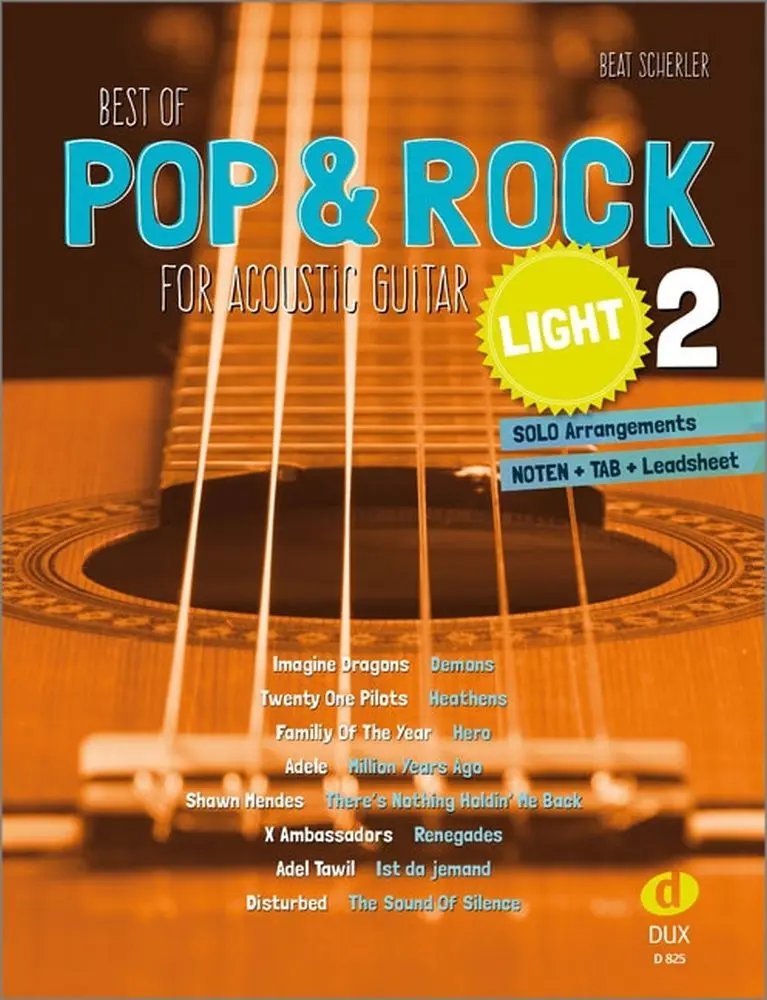 Cover: 9790500174912 | Best of Pop &amp; Rock for Acoustic Guitar light 2 | Beat Scherler | Buch