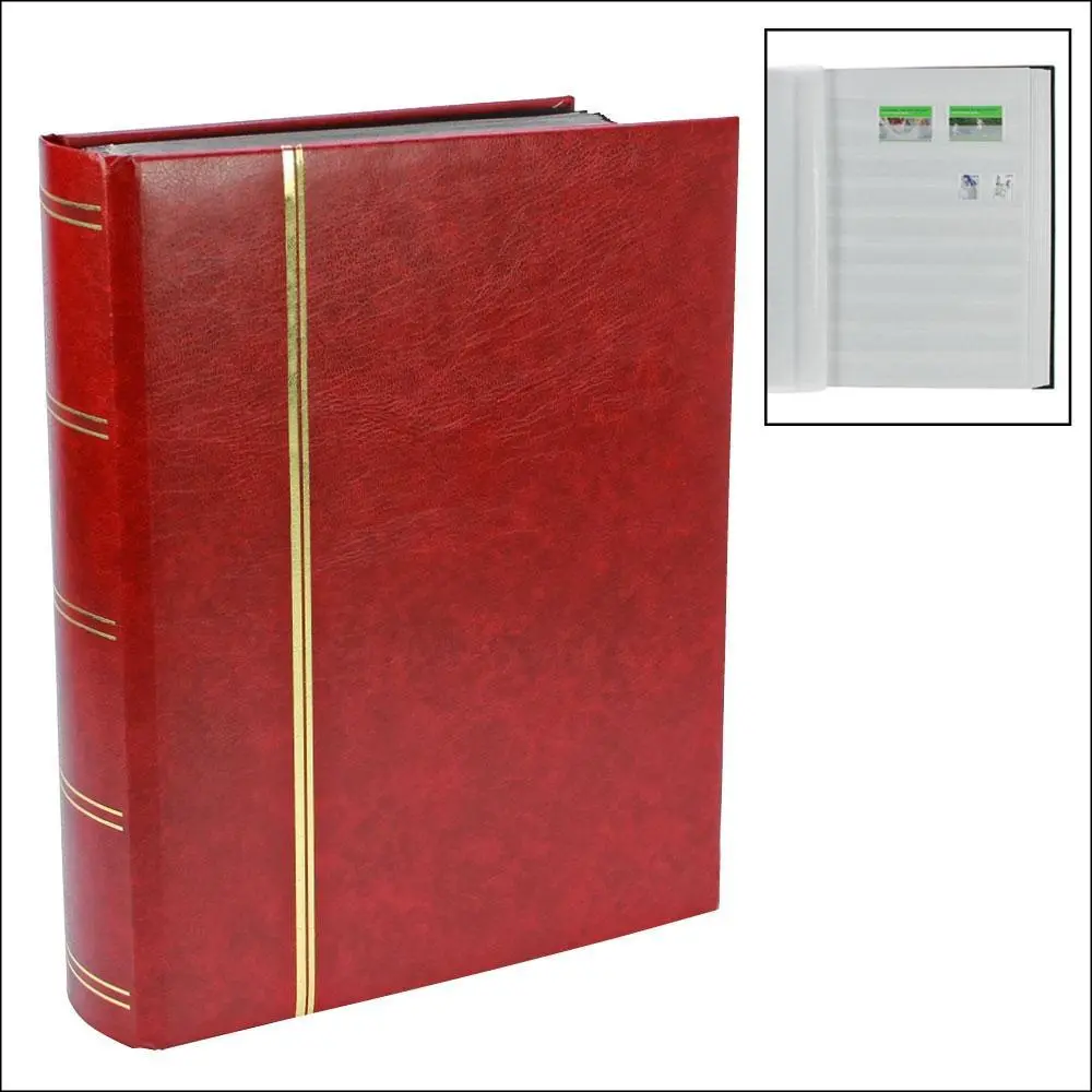 Cover: 4025473015012 | Briefmarkensammelalbum, weinroter Einband | 64 Seiten weiß | Buch