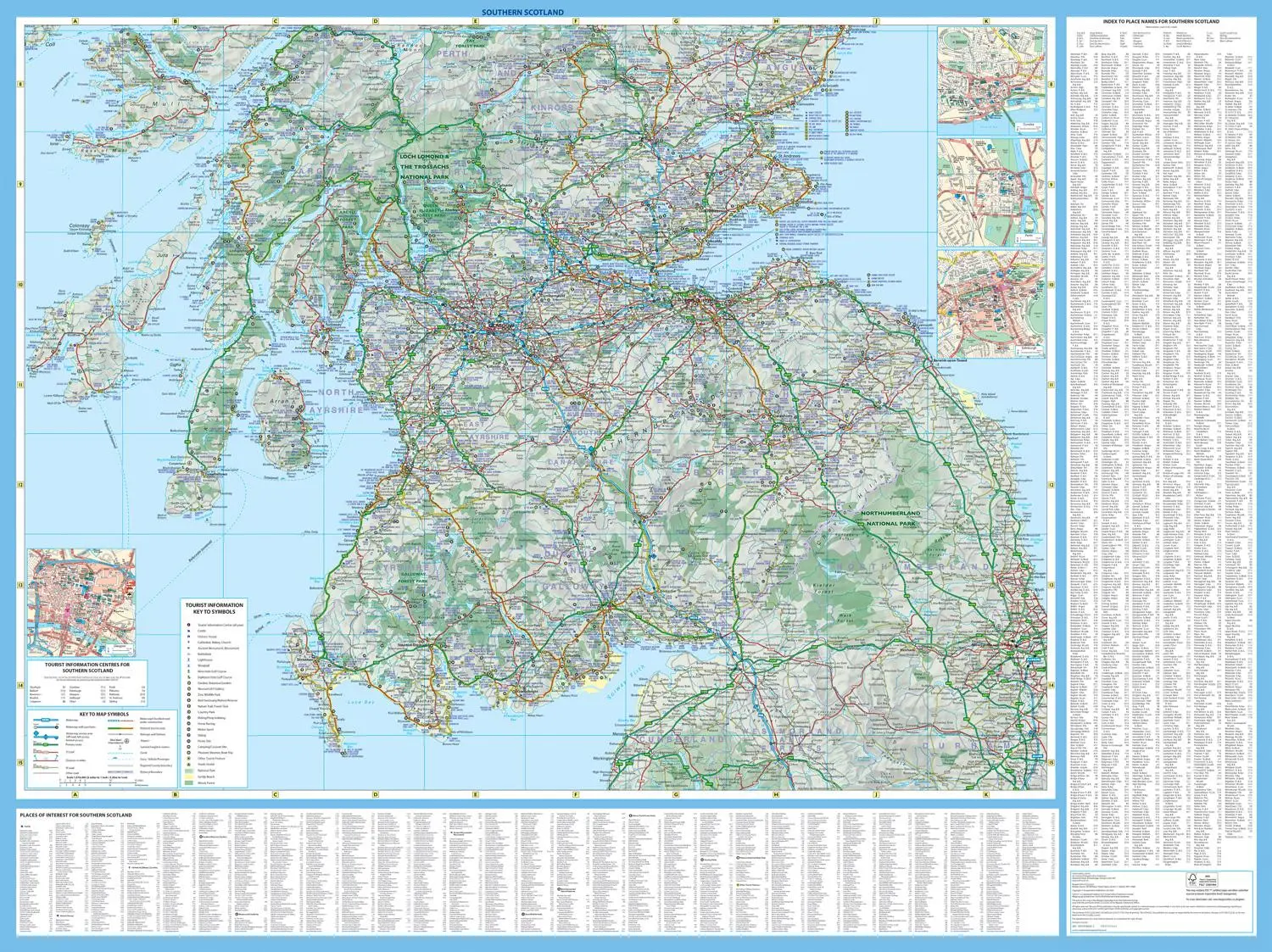 Bild: 9780008665012 | Scotland Touring Map | Ideal for Exploring Scotland | Collins Maps