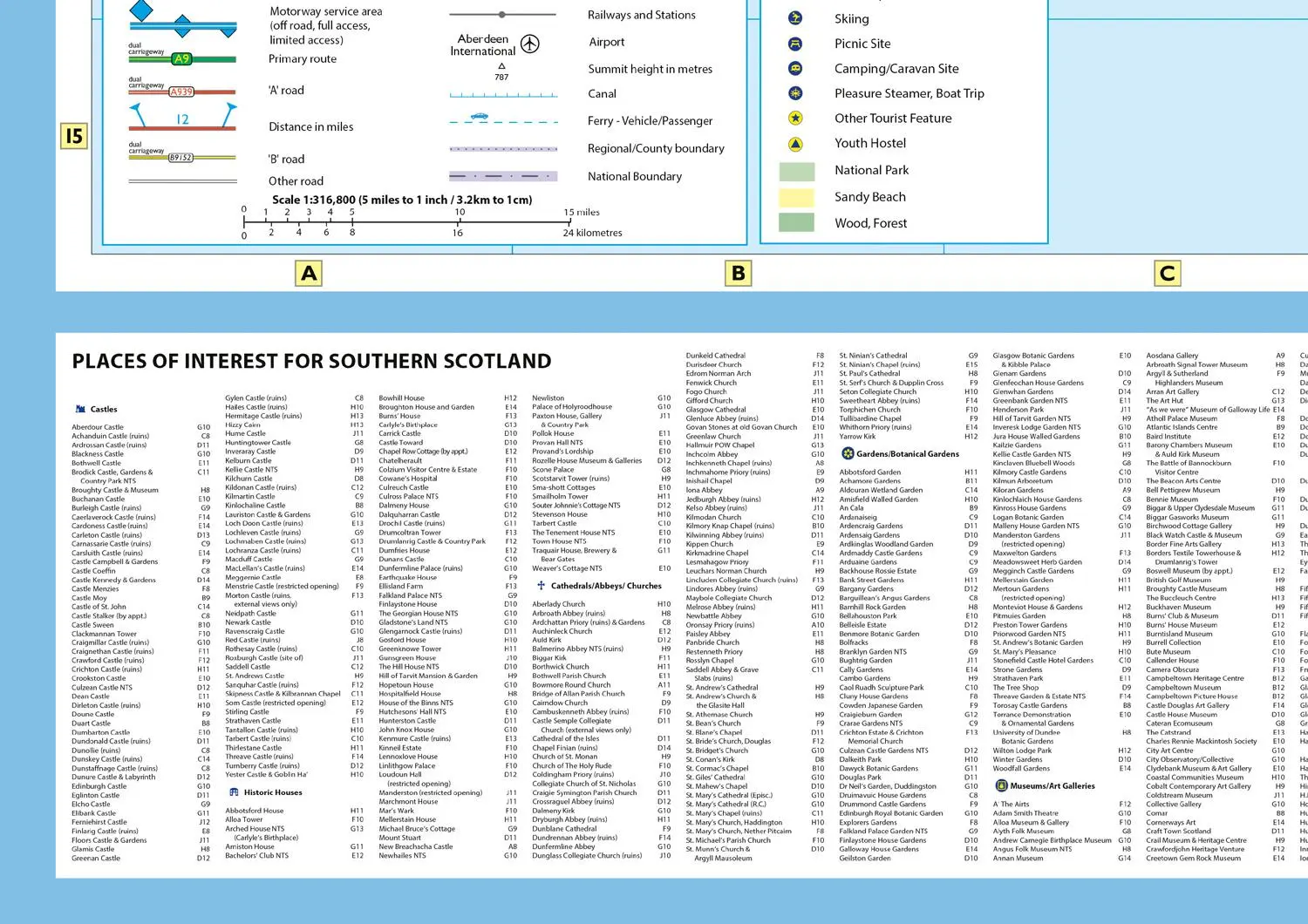 Bild: 9780008665012 | Scotland Touring Map | Ideal for Exploring Scotland | Collins Maps