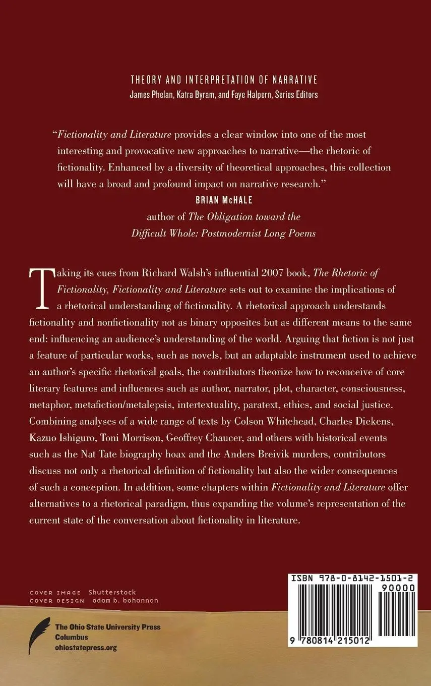 Rückseite: 9780814215012 | Fictionality and Literature | Core Concepts Revisited | Gammelgaard