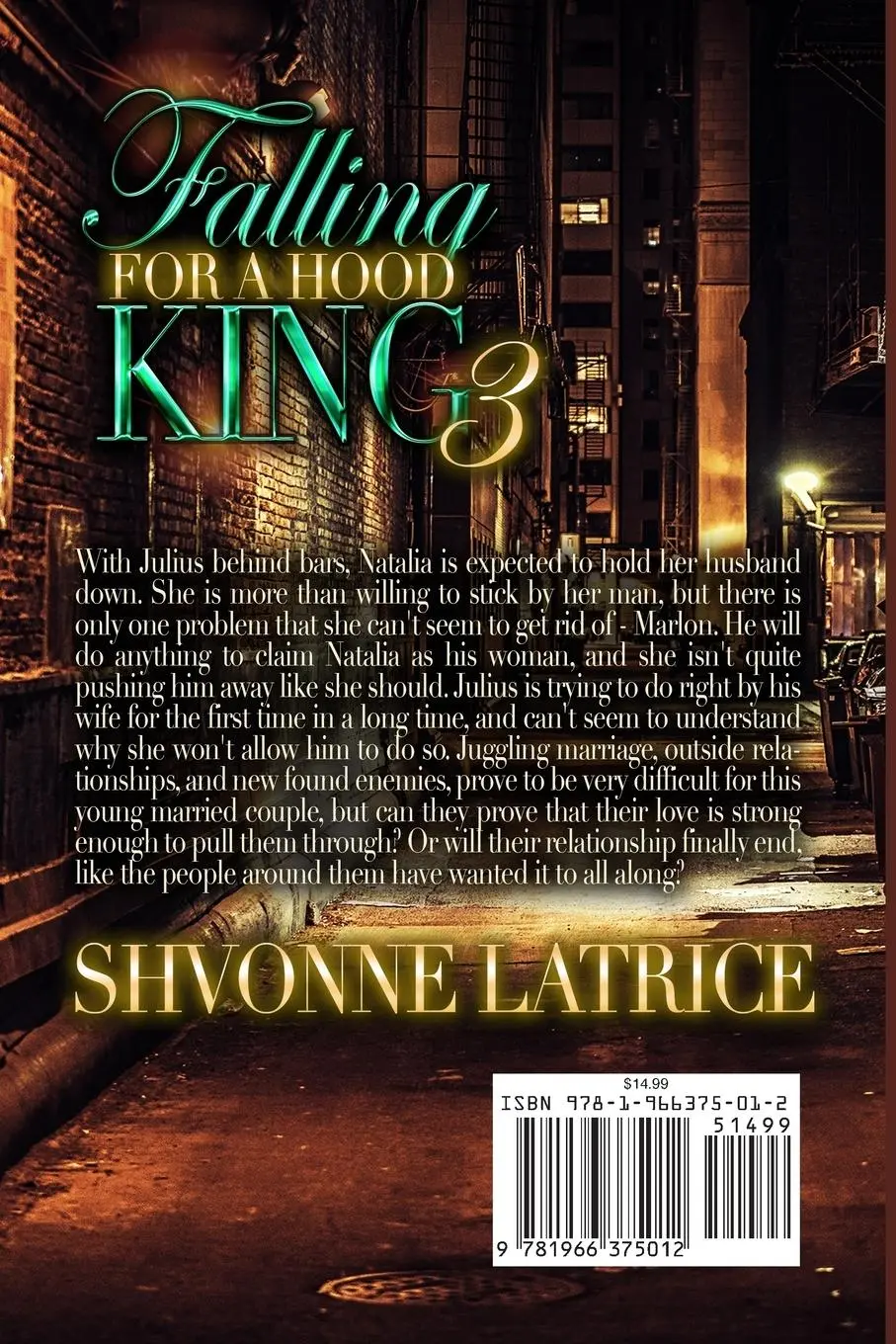 Rückseite: 9781966375012 | Falling for a Hood King 3 | Shvonne Latrice | Taschenbuch | Englisch