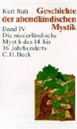 Cover: 9783406345012 | Geschichte der abendländischen Mystik Bd. IV: Die niederländische...