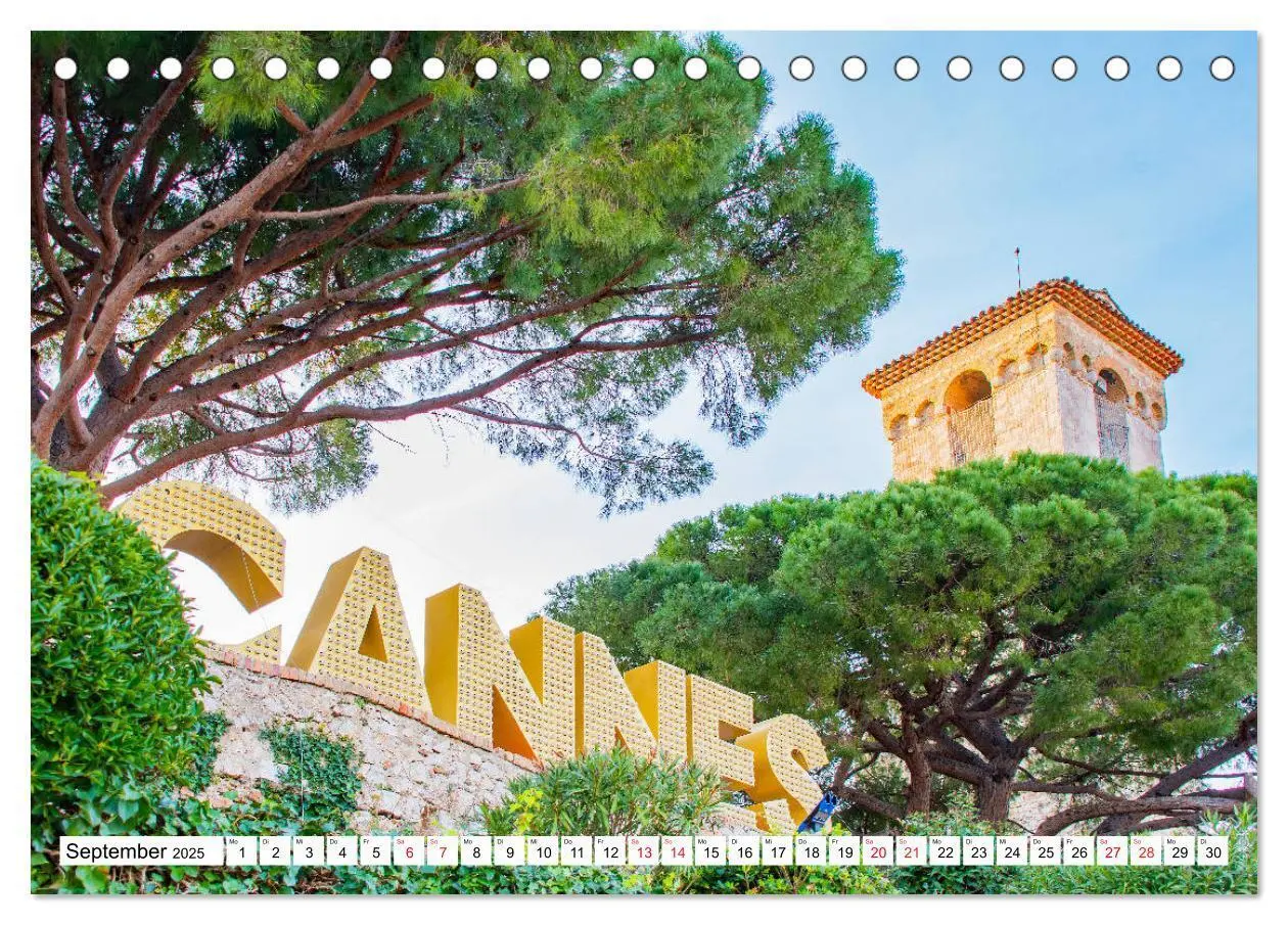 Bild: 9783435125012 | Cannes - idyllische Stadt an der Côte d'Azur (Tischkalender 2025...