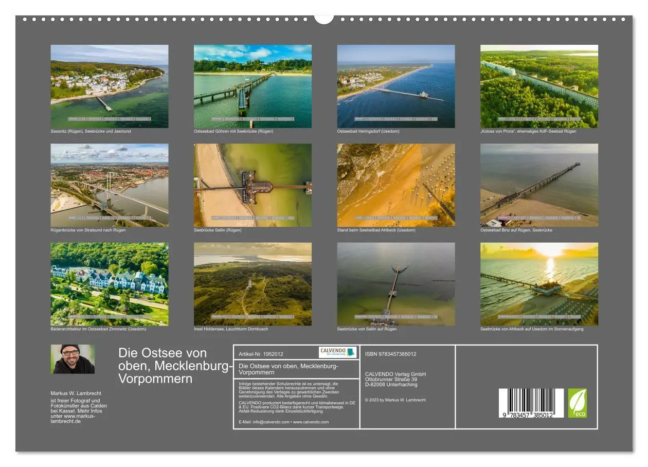 Bild: 9783457385012 | Die Ostsee von oben, Mecklenburg-Vorpommern (hochwertiger Premium...