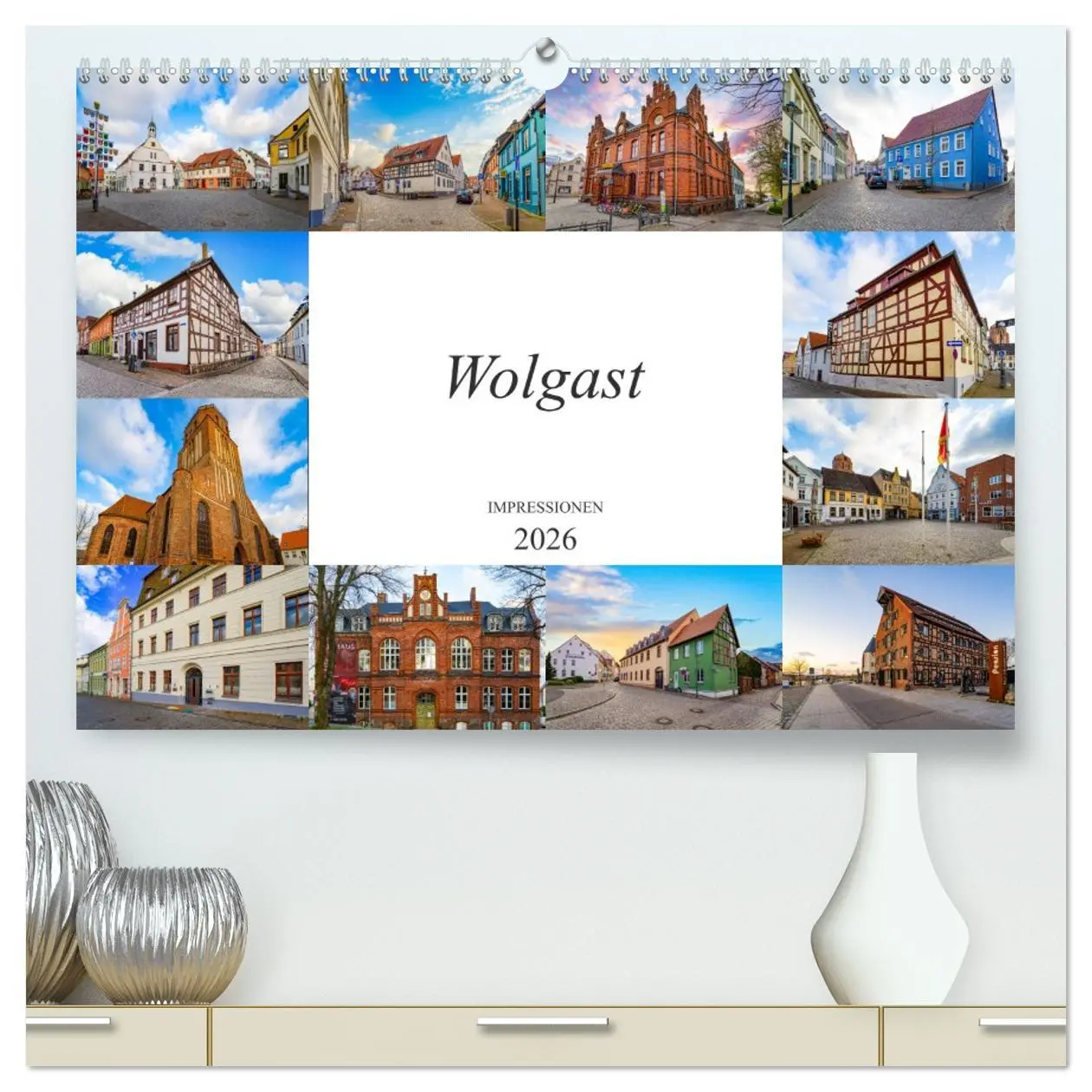 Cover: 9783457695012 | Wolgast Impressionen (hochwertiger Premium Wandkalender 2026 DIN A2...