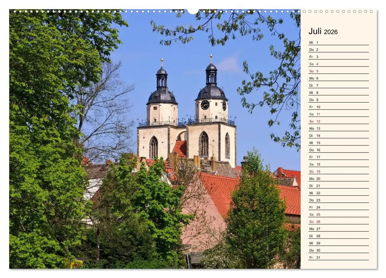 Bild: 9783457905012 | Lutherstadt Wittenberg - Stadt der Reformation (Wandkalender 2026...