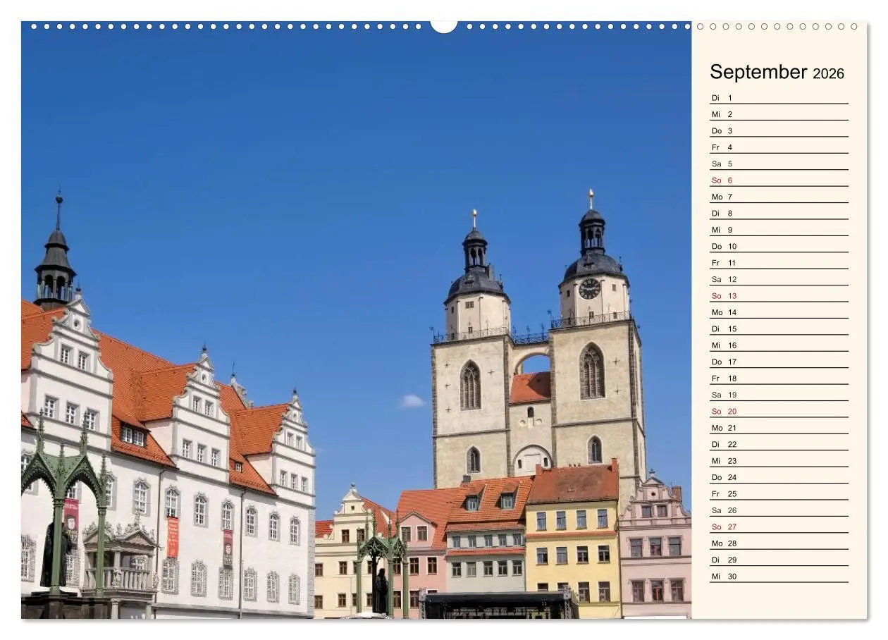 Bild: 9783457905012 | Lutherstadt Wittenberg - Stadt der Reformation (Wandkalender 2026...