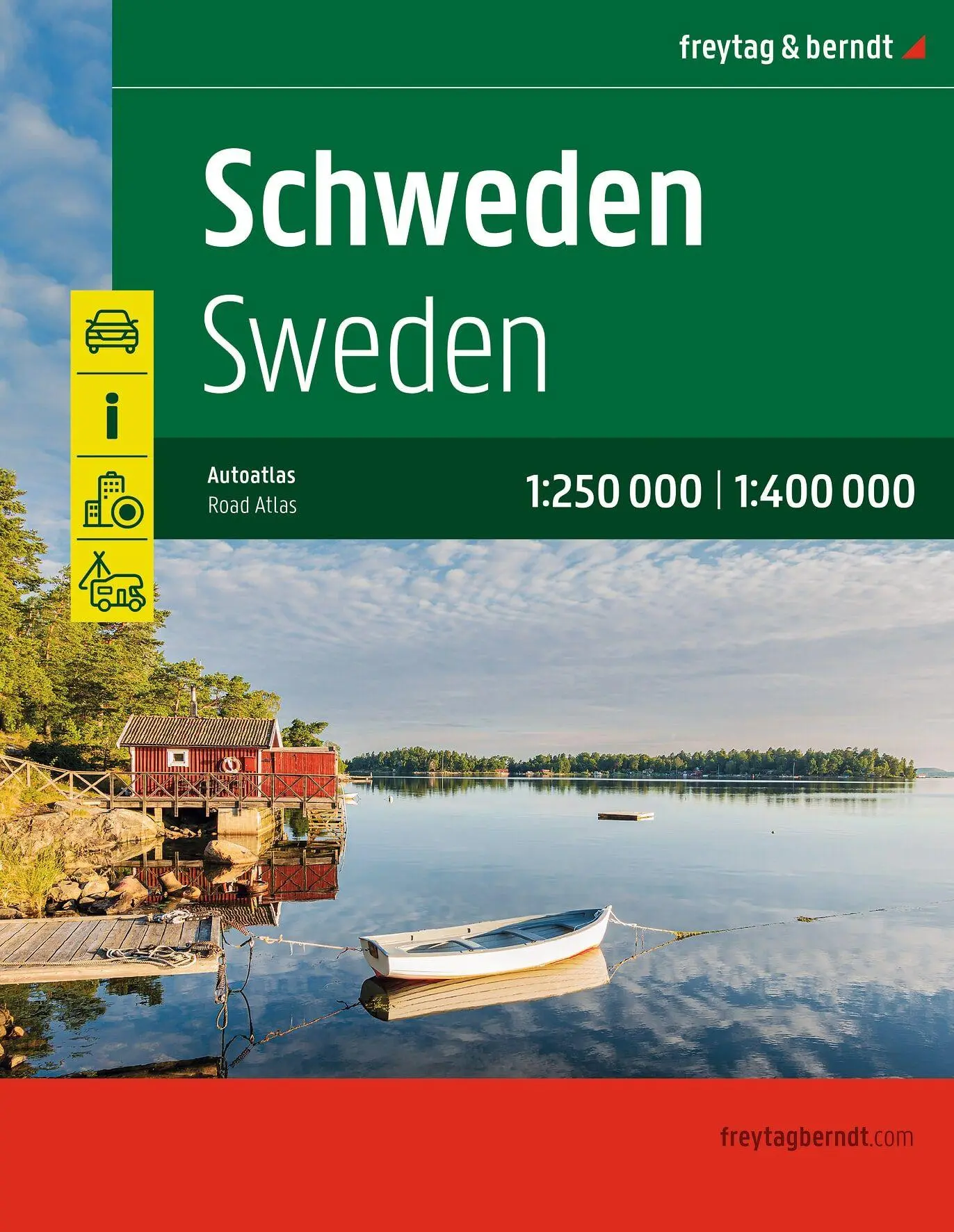 Cover: 9783707925012 | freytag &amp; berndt Autoatlas Schweden. 1:250.000 | Freytag &amp; Berndt