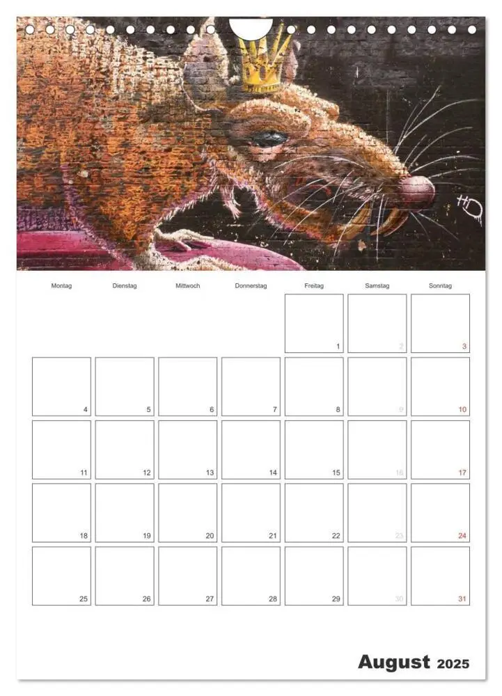 Bild: 9783457065112 | GRAFFITI 2025 / Planer (Wandkalender 2025 DIN A4 hoch), CALVENDO...
