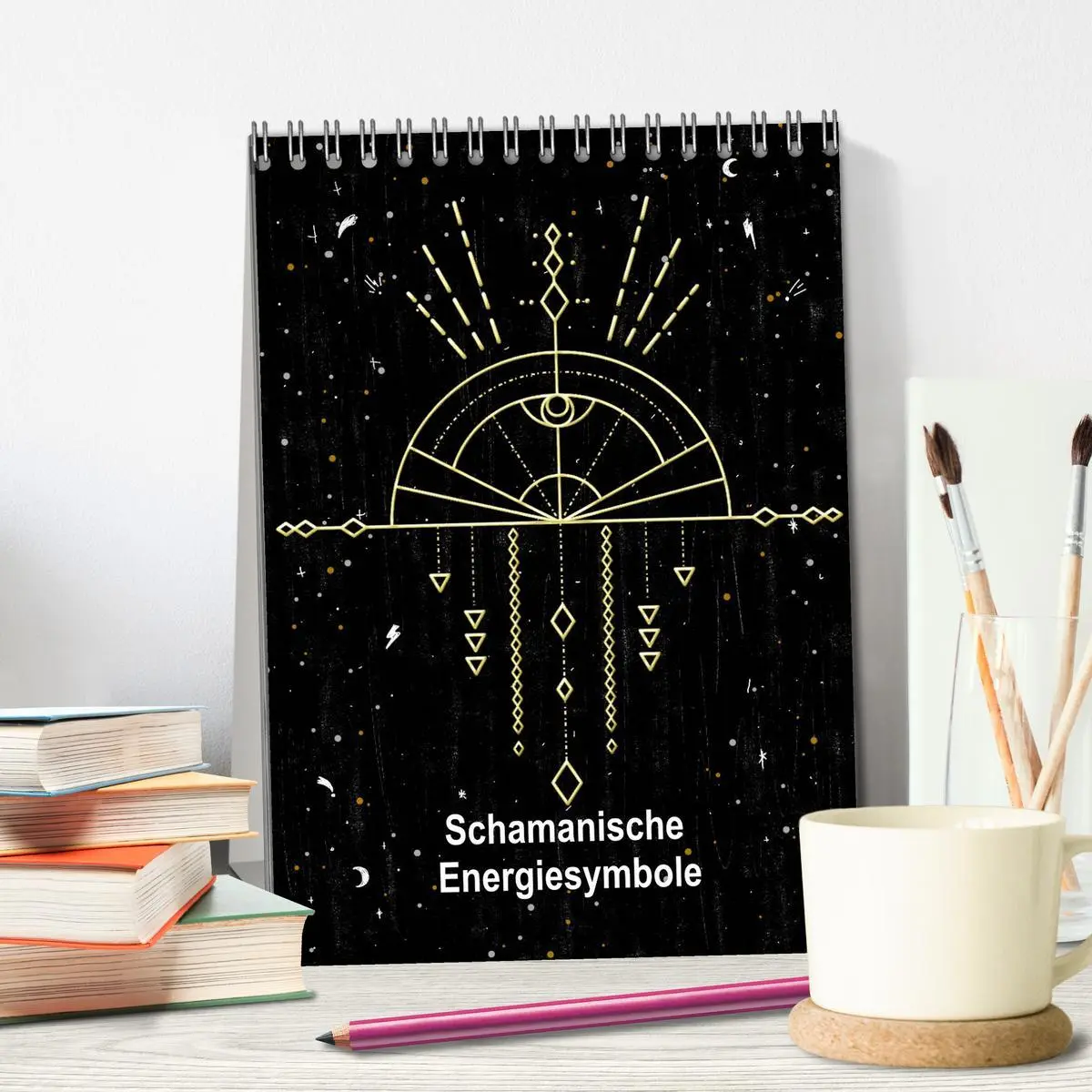 Bild: 9783516395112 | Schamanische Energiesymbole (Tischkalender 2026 DIN A5 hoch),...