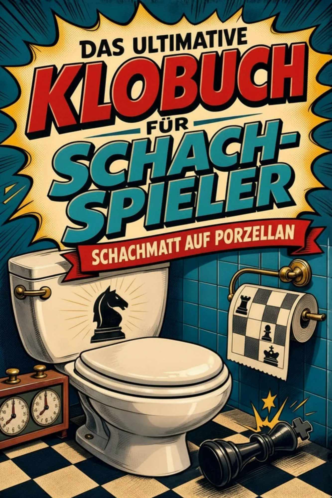 Cover: 9783696105112 | Das ultimative Klobuch für Schach-Spieler | Schachmatt auf Porzellan