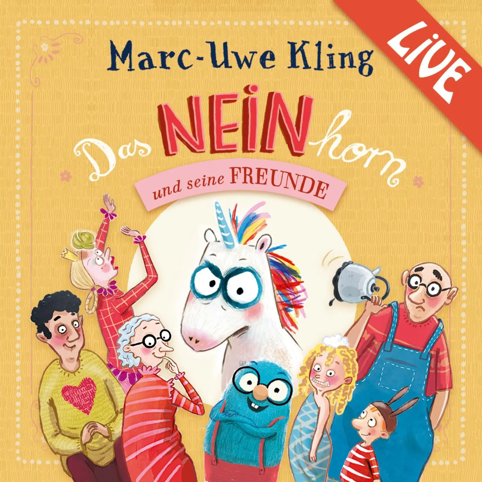 Cover: 9783745605112 | Das NEINhorn und seine Freunde - Marc-Uwe Kling liest live | Kling