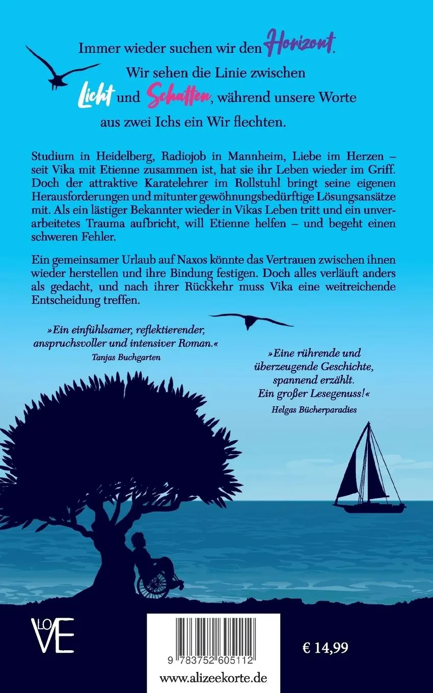 Rückseite: 9783752605112 | Zum Horizont führt keine Treppe | Alizée Korte | Taschenbuch | 484 S.