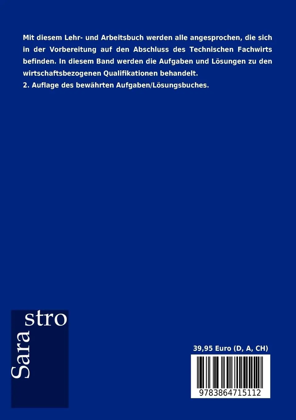 Rückseite: 9783864715112 | Technischer Fachwirt | Das prüfungsrelevante Wissen - Teil 2 | Gmbh