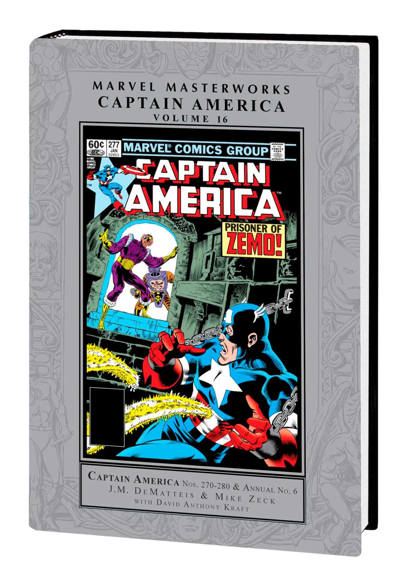 Cover: 9781302955212 | Marvel Masterworks: Captain America Vol. 16 | J.M. DeMatteis | 2024