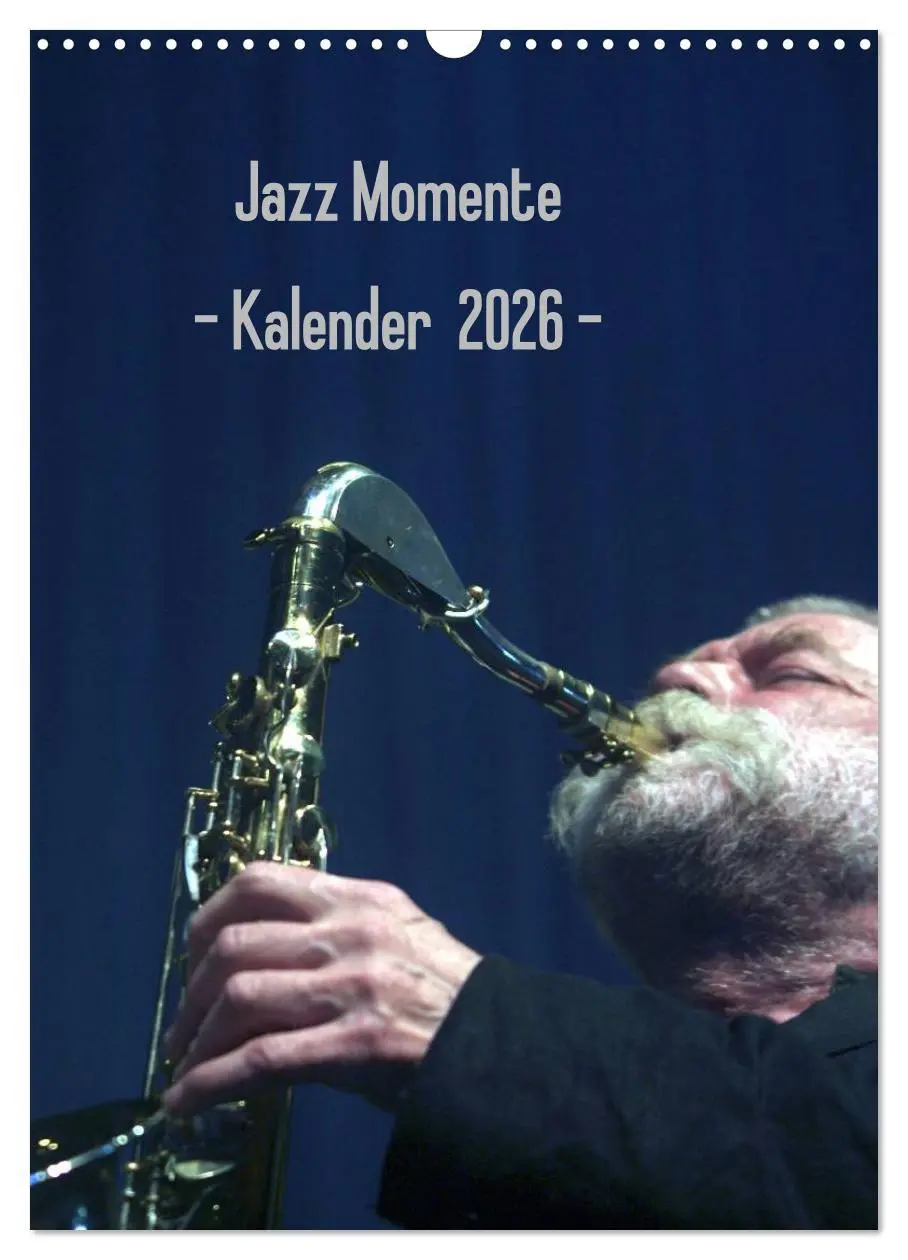 Cover: 9783516455212 | Jazz Momente - Kalender 2026 - (Wandkalender 2026 DIN A3 hoch),...