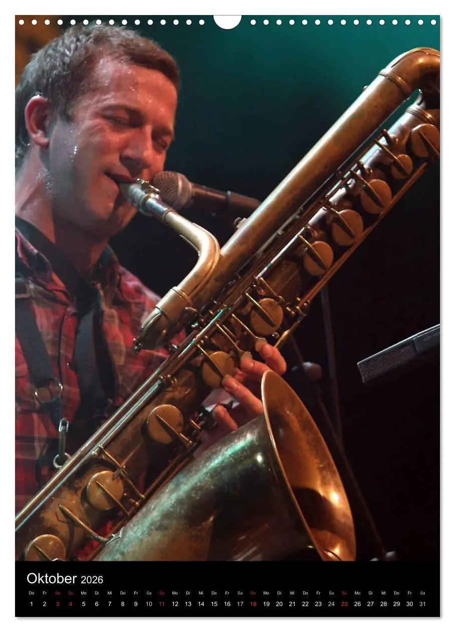 Bild: 9783516455212 | Jazz Momente - Kalender 2026 - (Wandkalender 2026 DIN A3 hoch),...