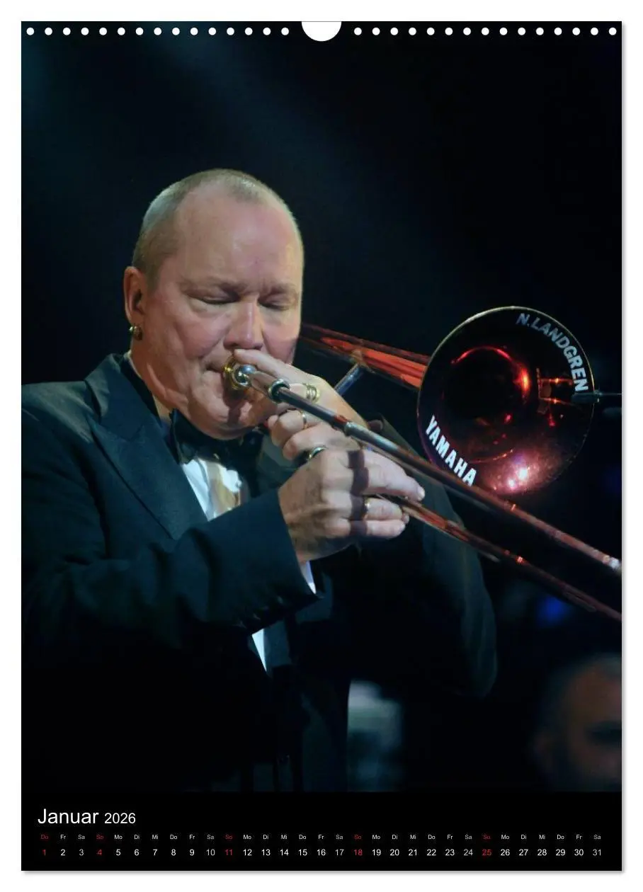 Bild: 9783516455212 | Jazz Momente - Kalender 2026 - (Wandkalender 2026 DIN A3 hoch),...