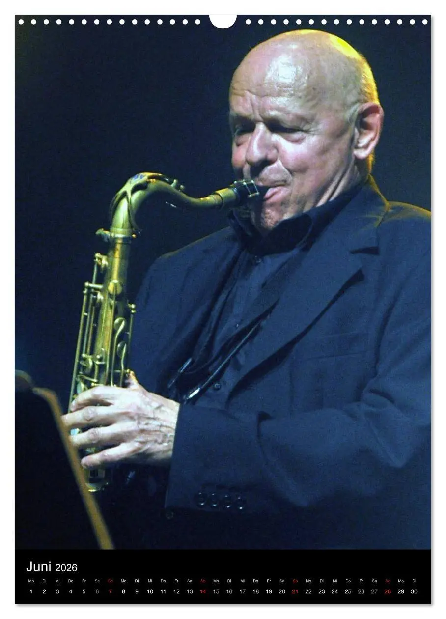 Bild: 9783516455212 | Jazz Momente - Kalender 2026 - (Wandkalender 2026 DIN A3 hoch),...