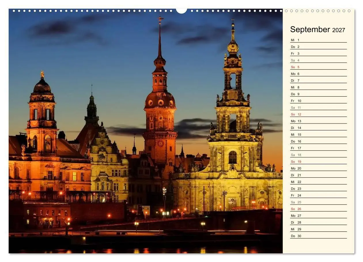 Bild: 9783569925212 | Dresden - Wunderschönes Elbflorenz (Wandkalender 2027 DIN A2 quer),...