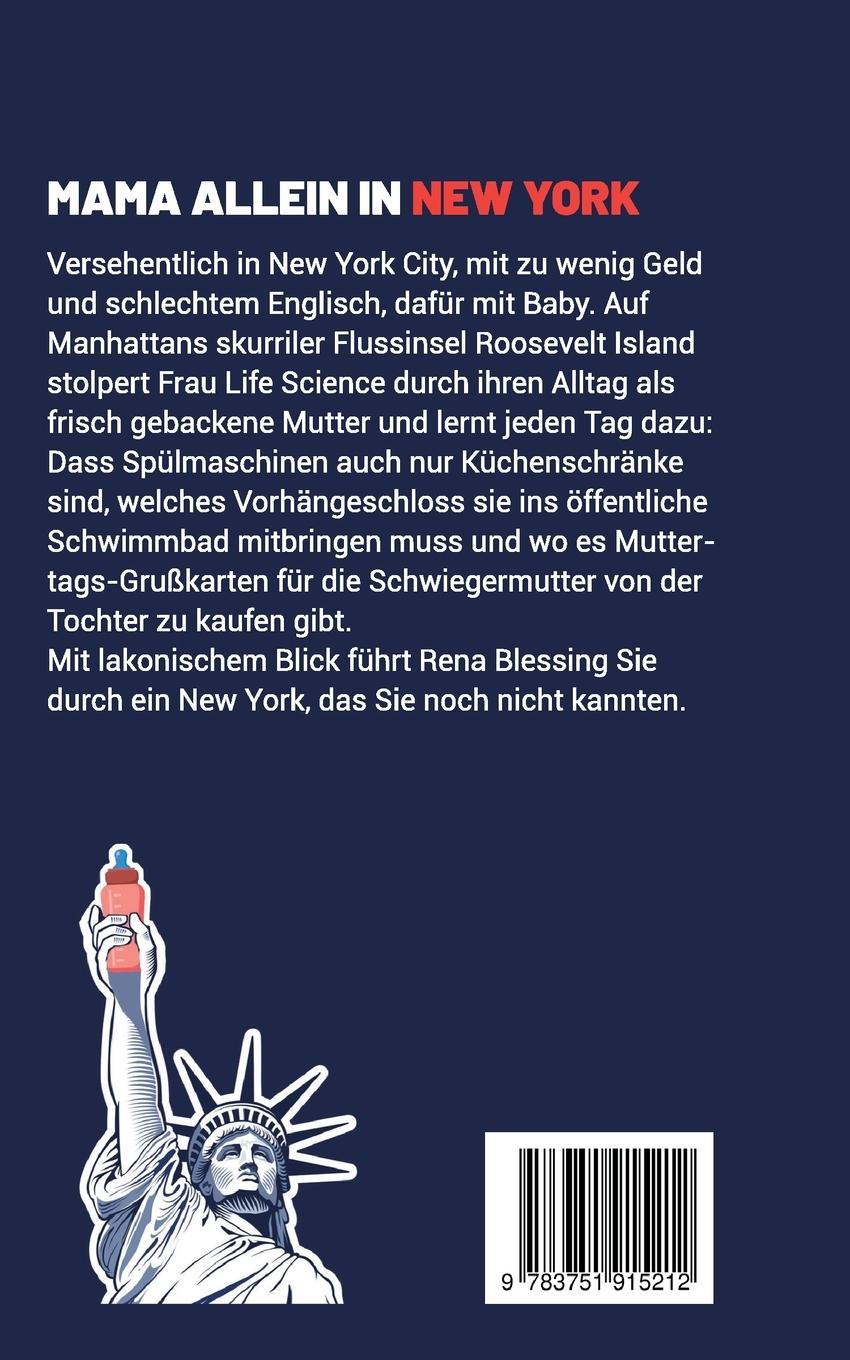 Rückseite: 9783751915212 | Mama allein in New York | 104 Dinge, die ich dabei gelernt habe | Buch