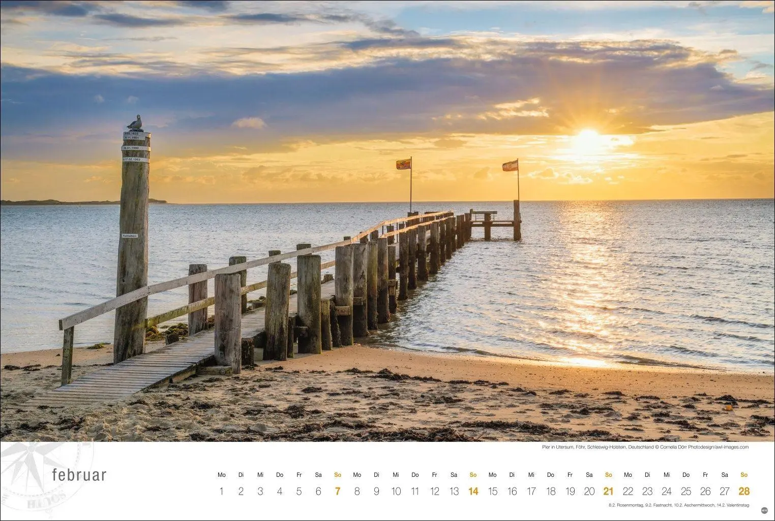 Bild: 9783756415212 | Nordsee Globetrotter Kalender 2027 - Von frischem Wind und weiten...