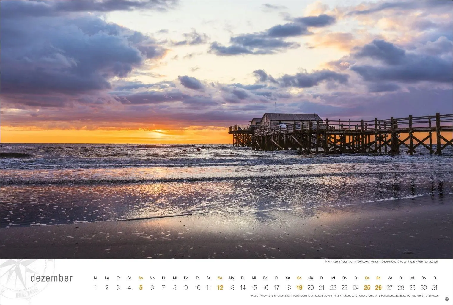 Bild: 9783756415212 | Nordsee Globetrotter Kalender 2027 - Von frischem Wind und weiten...