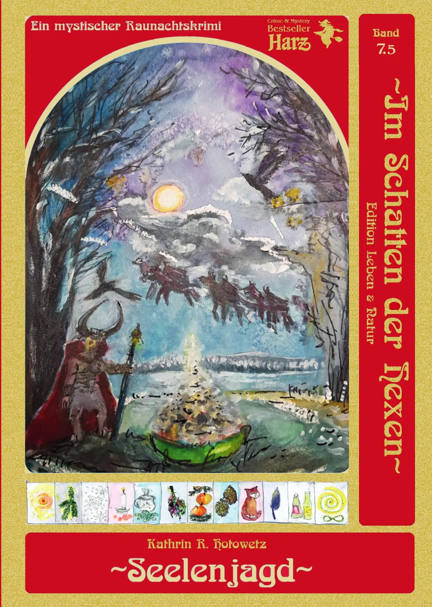 Cover: 9783943455212 | Seelenjagd | Kathrin R. Hotowetz | Buch | Harz Krimi-Almanach | 264 S.