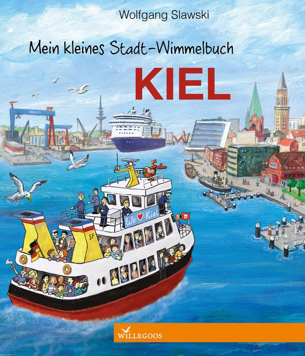 Cover: 9783944445212 | Mein kleines Stadt-Wimmelbuch Kiel | Wolfgang Slawski | Buch | Deutsch