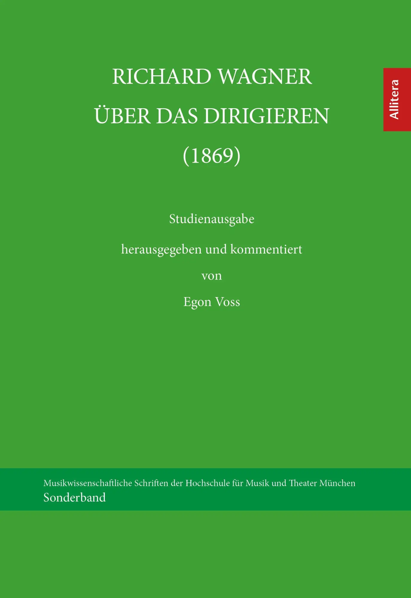 Cover: 9783962335212 | Über das Dirigieren | Studienausgabe | Richard Wagner | Taschenbuch