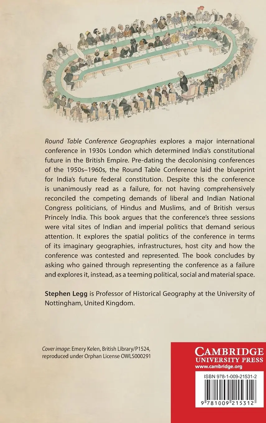 Rückseite: 9781009215312 | Round Table Conference Geographies | Stephen Legg | Buch | Gebunden
