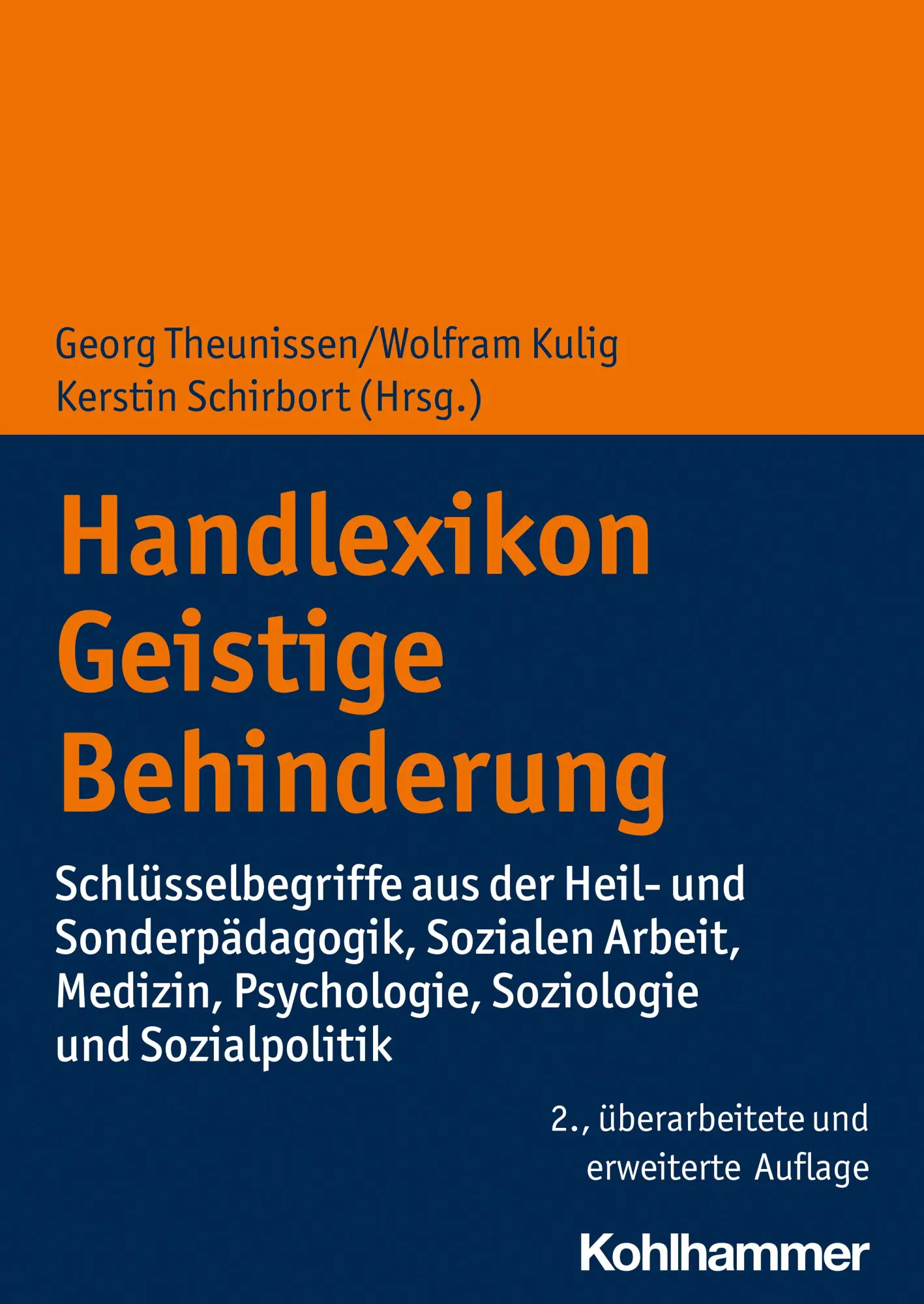 Cover: 9783170225312 | Handlexikon Geistige Behinderung | Georg Theunissen (u. a.) | Buch