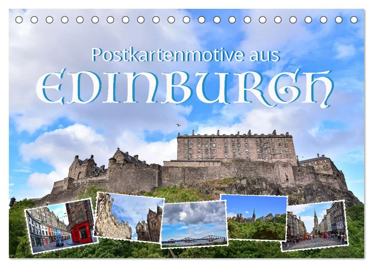 Cover: 9783457425312 | Postkartenmotive aus Edinburgh (Tischkalender 2026 DIN A5 quer),...