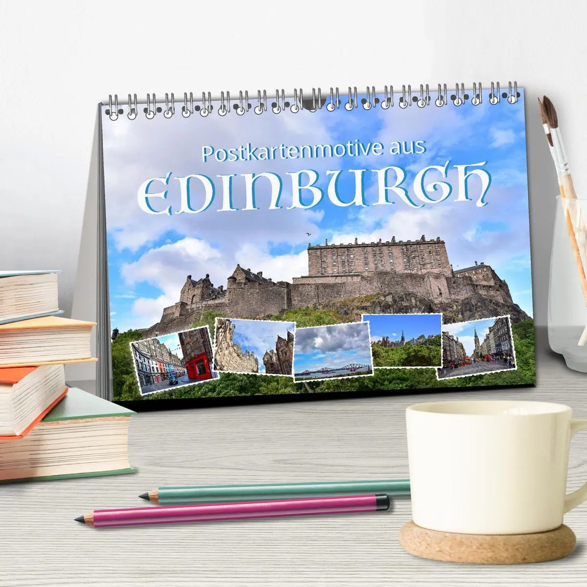 Bild: 9783457425312 | Postkartenmotive aus Edinburgh (Tischkalender 2026 DIN A5 quer),...
