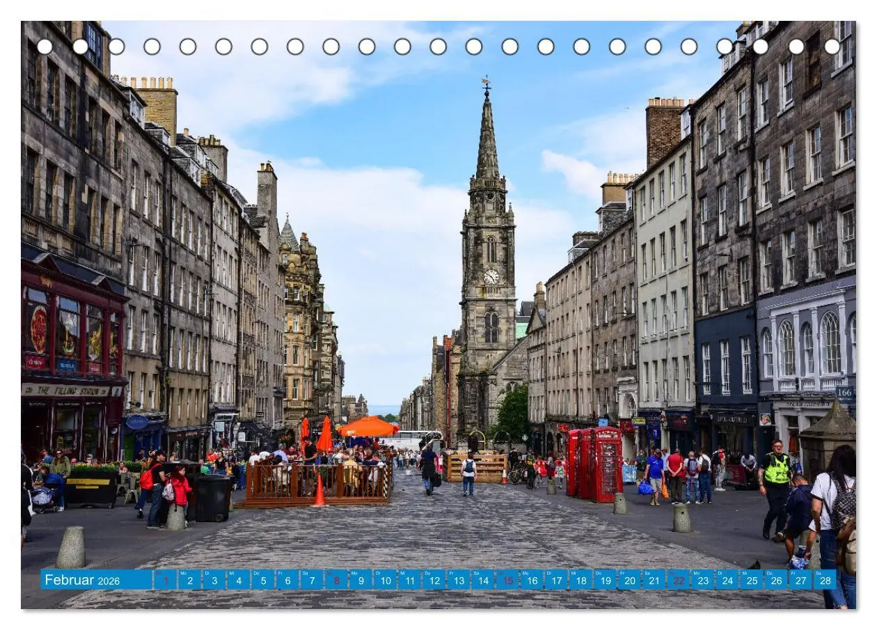 Bild: 9783457425312 | Postkartenmotive aus Edinburgh (Tischkalender 2026 DIN A5 quer),...