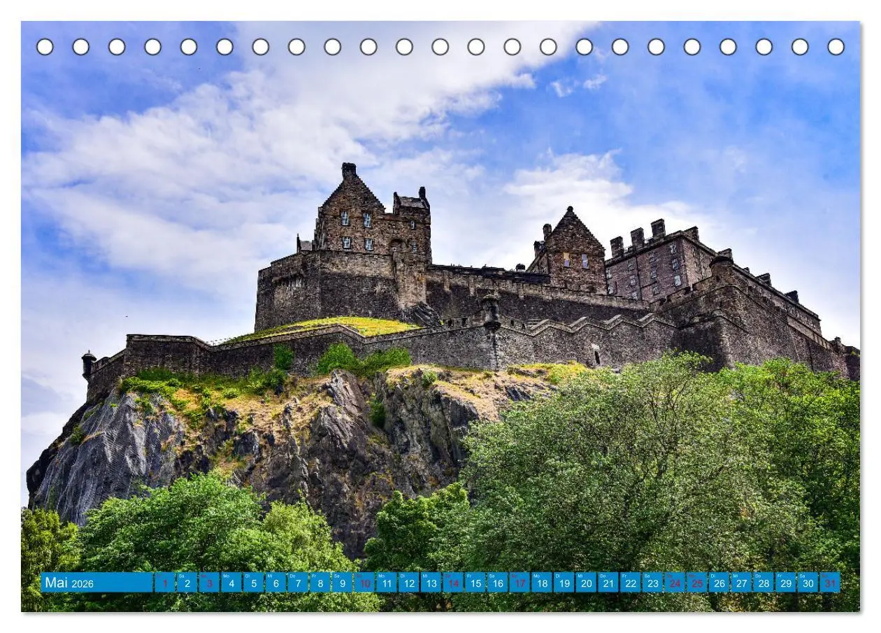 Bild: 9783457425312 | Postkartenmotive aus Edinburgh (Tischkalender 2026 DIN A5 quer),...