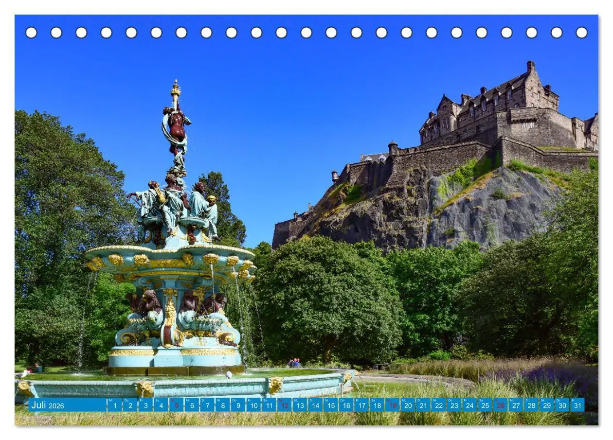 Bild: 9783457425312 | Postkartenmotive aus Edinburgh (Tischkalender 2026 DIN A5 quer),...