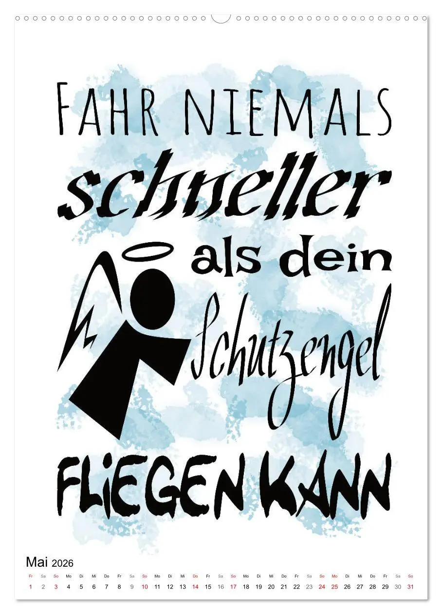 Bild: 9783516375312 | Biker-Sprüche (Wandkalender 2026 DIN A2 hoch), CALVENDO Monatskalender