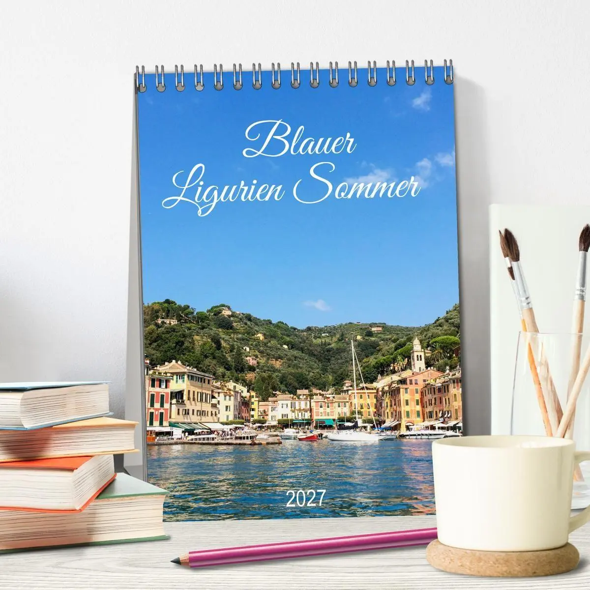 Bild: 9783569465312 | Blauer Ligurien Sommer (Tischkalender 2027 DIN A5 hoch), CALVENDO...