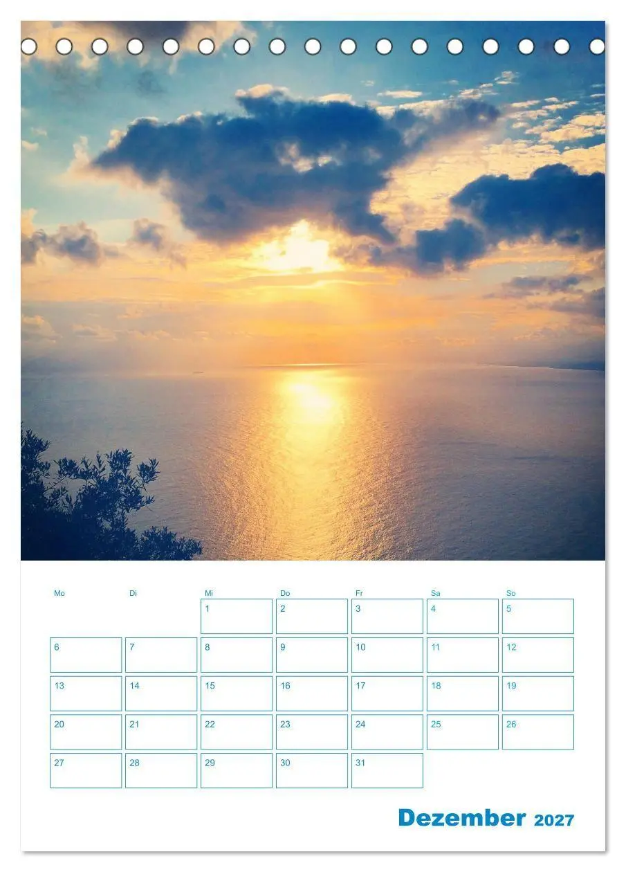 Bild: 9783569465312 | Blauer Ligurien Sommer (Tischkalender 2027 DIN A5 hoch), CALVENDO...