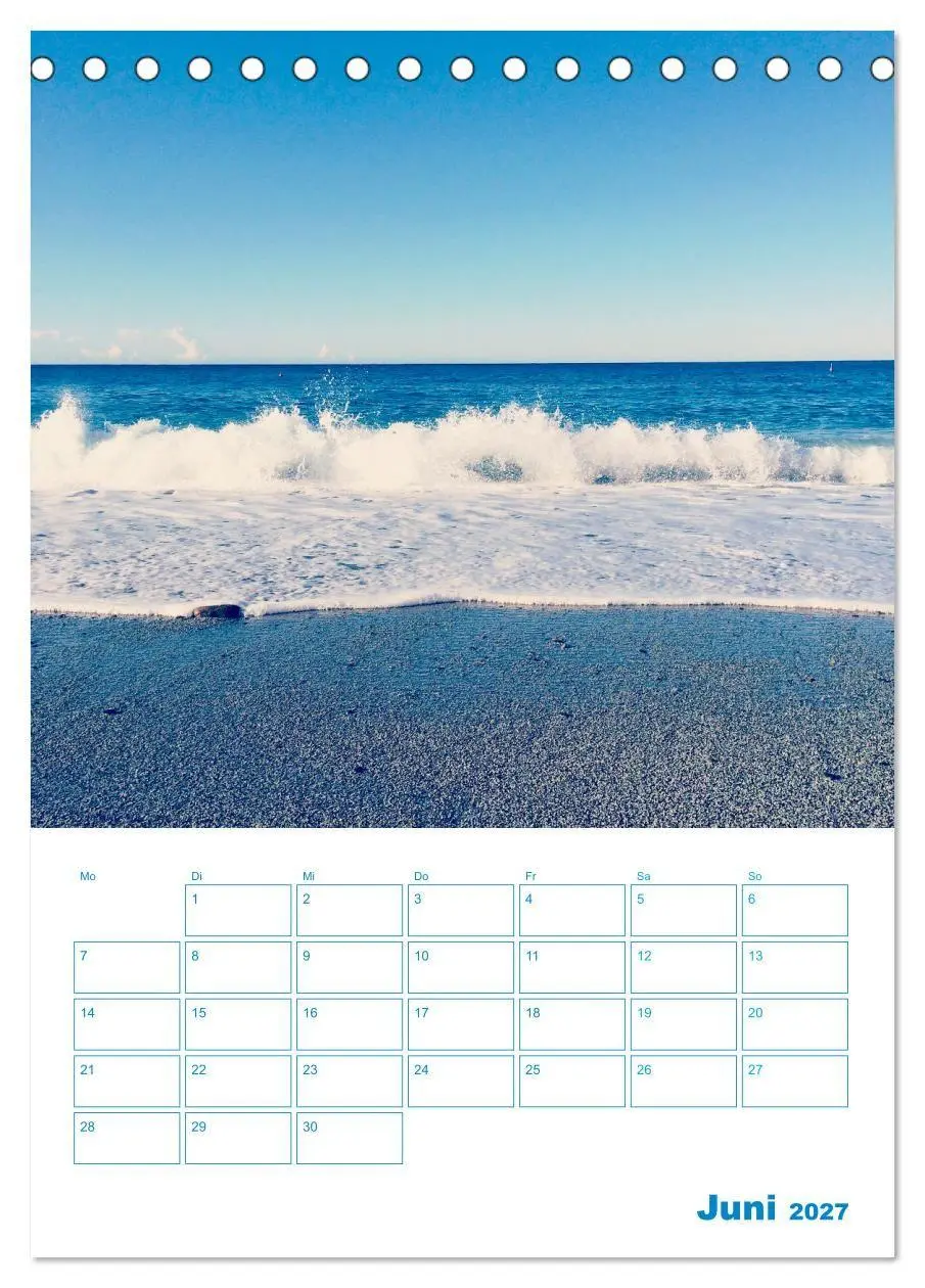 Bild: 9783569465312 | Blauer Ligurien Sommer (Tischkalender 2027 DIN A5 hoch), CALVENDO...
