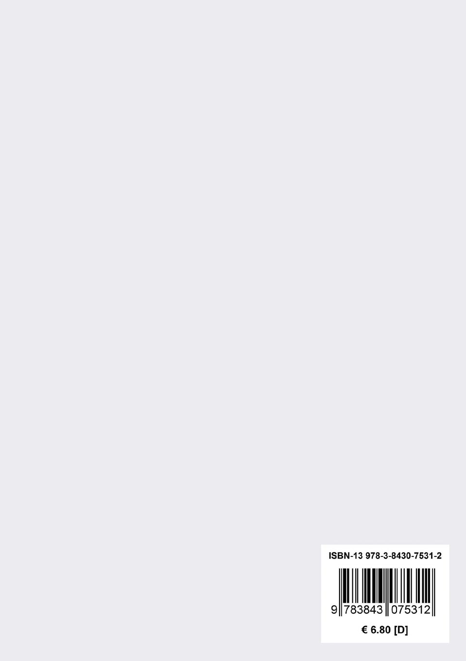 Rückseite: 9783843075312 | Die Grabinschrift | und andere Geschichten von Leben und Tod | Buch