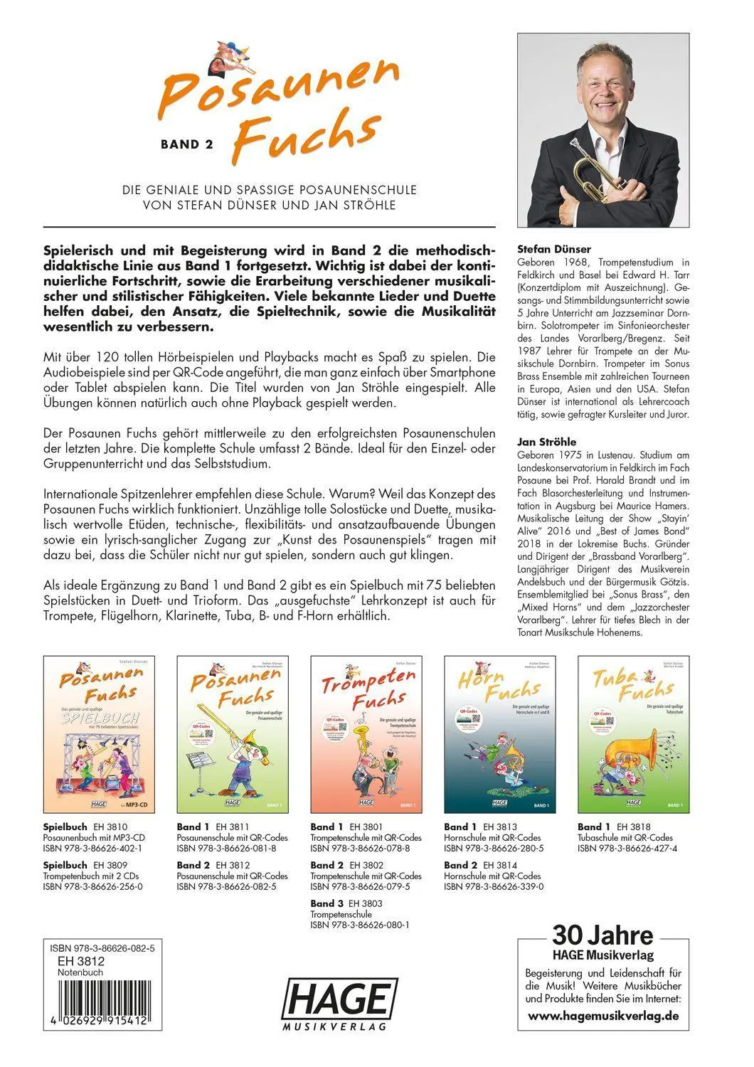 Bild: 4026929915412 | Posaunen Fuchs Band 2 | Die geniale und spaßige Posaunenschule | Buch