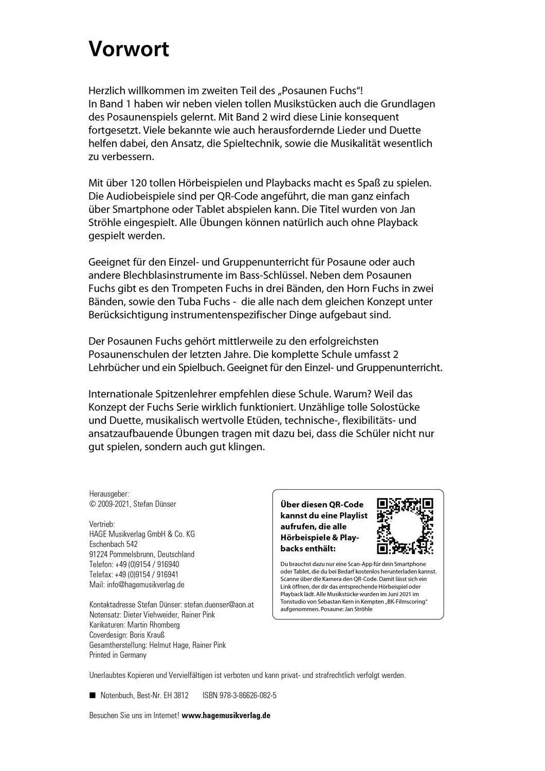 Bild: 4026929915412 | Posaunen Fuchs Band 2 | Die geniale und spaßige Posaunenschule | Buch