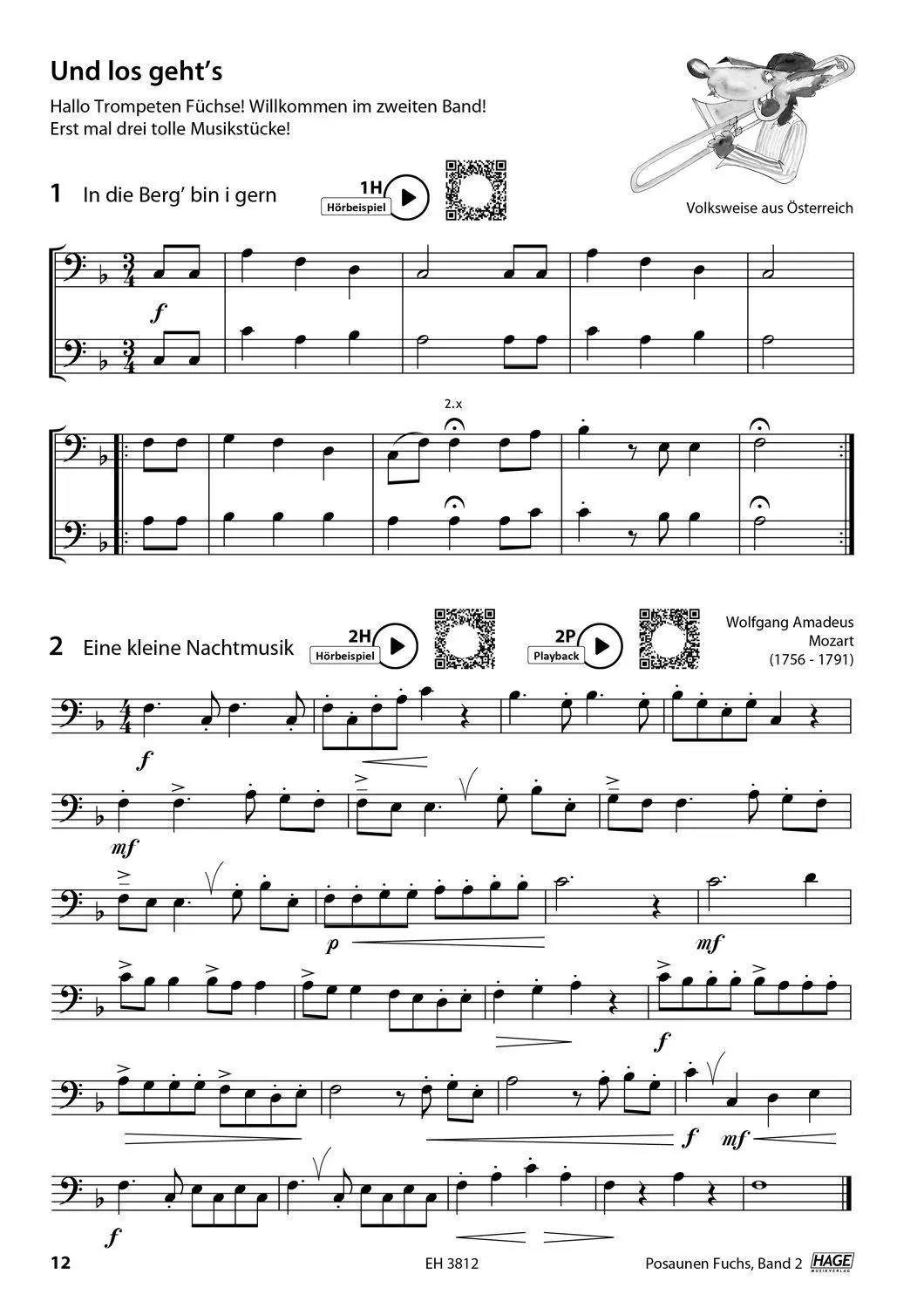 Bild: 4026929915412 | Posaunen Fuchs Band 2 | Die geniale und spaßige Posaunenschule | Buch