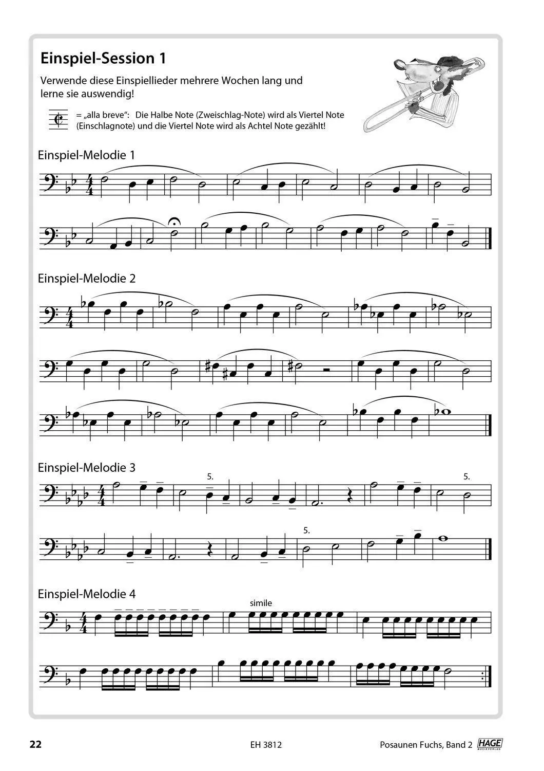 Bild: 4026929915412 | Posaunen Fuchs Band 2 | Die geniale und spaßige Posaunenschule | Buch