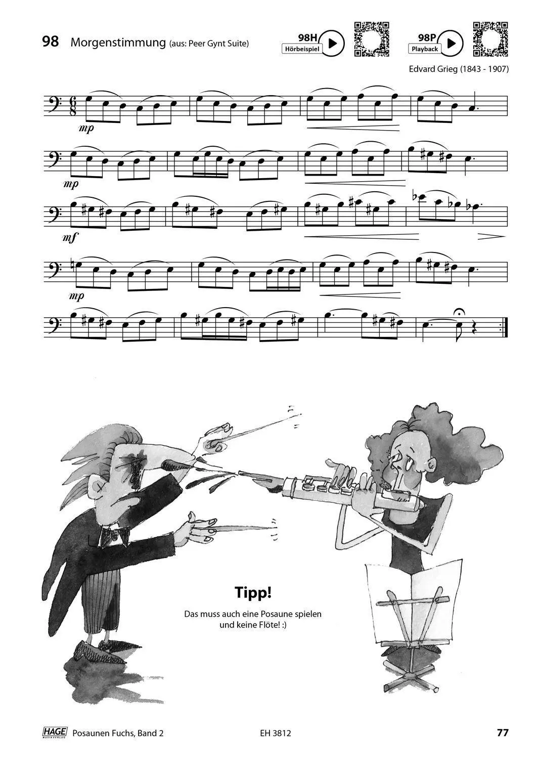 Bild: 4026929915412 | Posaunen Fuchs Band 2 | Die geniale und spaßige Posaunenschule | Buch