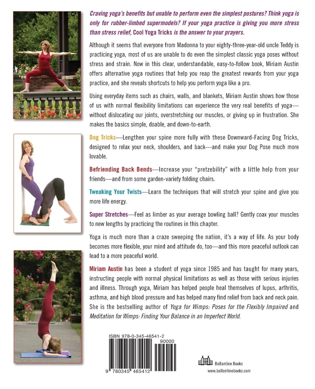 Rückseite: 9780345465412 | Cool Yoga Tricks | Miriam Austin | Taschenbuch | Englisch | 2003