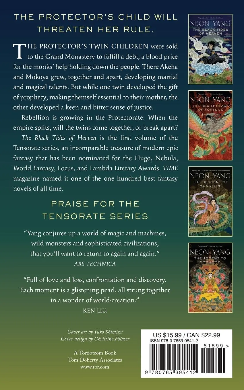 Rückseite: 9780765395412 | THE BLACK TIDES OF HEAVEN | Neon Yang | Taschenbuch | Englisch | 2017